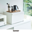 ブレッドケース ブレッドケース 食品保存容器 パンケース おしゃれ 大容量 ブレットボックス トースターラック お菓子 調味料 食パン 収納 ふた付き tower タワー 山崎実業