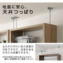 つっぱり式壁面収納ラック 本体〔薄型〕幅60cm×奥行26cm 本棚 突っ張りラック 大容量 収納棚 スリム おしゃれ オープンラック ブックシェルフ 薄型 漫画 収納 cd dvd 幅60 壁面 9段 ぼん家具