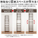 つっぱり式ラック〔深型〕棚板3枚セット 棚 3枚セット 深型 本体別売 当店 つっぱり式ラック 専用 可動棚 木製 下段用 幅56cm 奥行26cm 連結 橋渡し シェルフ ラック 板 増設 拡張 ブリッジシェルフ ぼん家具