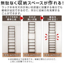 つっぱり式ラック〔薄型〕棚板3枚セット 棚 3枚セット 薄型 本体別売り 当店 つっぱり式ラック 専用 可動棚 たな 連結 橋渡し シェルフ ラック 木製 下段用 板 増設 拡張 ブリッジシェルフ ぼん家具