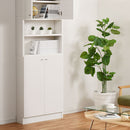 つっぱり式壁面収納ラック専用〔下段扉〕 扉 本棚 収納棚 下段 本体別売り 扉付き 突っ張り棚 突っ張り ラック スリム 大容量 漫画 コミック 収納棚 薄型 オープンラック 転倒防止 木製 幅60 ぼん家具