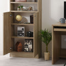 つっぱり式壁面収納ラック専用〔下段扉〕 扉 本棚 収納棚 下段 本体別売り 扉付き 突っ張り棚 突っ張り ラック スリム 大容量 漫画 コミック 収納棚 薄型 オープンラック 転倒防止 木製 幅60 ぼん家具