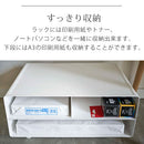 ツーウェイプリンター収納ラック ツーウェイプリンター収納ラック プリンターワゴン 収納ボックス オフィス キャスター付き 卓上 シンプル おしゃれ TOWER 山崎実業 タワー 山崎実業