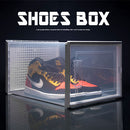 シューズボックス Lサイズ〔8個セット〕 シューズボックス スニーカーボックス クリア おしゃれ 靴収納 靴箱 スニーカーケース シューズケース 靴入れ 8個セット 透明 箱 ディスプレイ ぼん家具