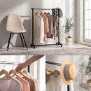 衣類ハンガーラック ハンガーラック ワードローブ 洋服掛けラック おしゃれ スリム パイプハンガー 押入れ 収納 コンパクト 軽量 小型 衣類 服 帽子 子供部屋 ぼん家具