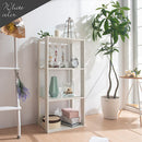 オープンラック〔幅40cm〕 オープンラック 3段 可動棚 収納棚 スリム シェルフ 木目調 ディスプレイ リビング 北欧 ぼん家具