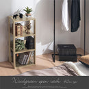 オープンラック〔幅40cm〕 オープンラック 3段 可動棚 収納棚 スリム シェルフ 木目調 ディスプレイ リビング 北欧 ぼん家具