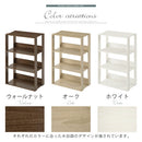 オープンラック〔幅60cm〕 オープンラック 3段 可動棚 収納棚 シェルフ 木目調 ディスプレイ リビング 北欧 ぼん家具