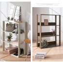 オープンラック〔幅60cm〕 オープンラック 3段 可動棚 収納棚 シェルフ 木目調 ディスプレイ リビング 北欧 ぼん家具