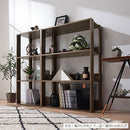 オープンラック〔幅60cm〕 オープンラック 3段 可動棚 収納棚 シェルフ 木目調 ディスプレイ リビング 北欧 ぼん家具