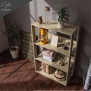 オープンラック〔幅60cm〕 オープンラック 3段 可動棚 収納棚 シェルフ 木目調 ディスプレイ リビング 北欧 ぼん家具