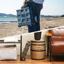 フォールディング　キャリーカート キャリーカート キャリーケース 折りたたみ キャリーワゴン 台車 耐荷重 25kg 軽量 コンパクト プラスチック製 アウトドアワゴン 小型 ミニ ぼん家具