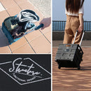 フォールディング　キャリーカート キャリーカート キャリーケース 折りたたみ キャリーワゴン 台車 耐荷重 25kg 軽量 コンパクト プラスチック製 アウトドアワゴン 小型 ミニ ぼん家具