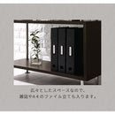 オープンラック〔4段タイプ〕 オープンラック DVDラックCDラックDVD収納コミックラックデザイン家具壁面収納木目調シェルフ多目的ラック本収納 オープンラック 4段タイプ ぼん家具