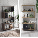 オープンラック〔4段タイプ〕 オープンラック DVDラックCDラックDVD収納コミックラックデザイン家具壁面収納木目調シェルフ多目的ラック本収納 オープンラック 4段タイプ ぼん家具