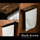 タオルラックホルダー タオル掛け トイレ 棚付き タオルホルダー 壁掛け おしゃれ 天然木無垢材 タオルラック 木製 棚 スチール製 トイレ収納 壁付け ラック タオルハンガー 飾り棚 ぼん家具