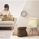 カバー付きクッション 背もたれ クッション おしゃれ 腰当 三角クッション 枕 ミニ 三角枕 スマホ枕 テレビ枕 洗える カバー 背中当て 背当て ソファ クッションチェア 椅子 ぼん家具