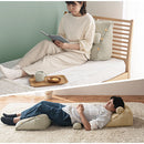 カバー付きクッション 背もたれ クッション おしゃれ 腰当 三角クッション 枕 ミニ 三角枕 スマホ枕 テレビ枕 洗える カバー 背中当て 背当て ソファ クッションチェア 椅子 ぼん家具