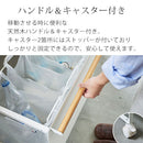 目隠し分別ダストワゴン〔3分別〕 トスカ 分別ダストワゴン キャスター付き 3分別 レジ袋対応 ゴミ箱 缶 ビン ペットボトル 分別 隠せる ゴミ袋ホルダー スタンド おしゃれ 山崎実業