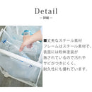 目隠し分別ダストワゴン〔3分別〕 トスカ 分別ダストワゴン キャスター付き 3分別 レジ袋対応 ゴミ箱 缶 ビン ペットボトル 分別 隠せる ゴミ袋ホルダー スタンド おしゃれ 山崎実業