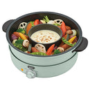 電気グリル鍋 電気グリル鍋 卓上 グリル鍋 一人暮らし フッ素加工 電気鍋 一人用 たこ焼き コンパクト 電気 鍋 一人鍋 1人用 ひとり鍋 おしゃれ Toffy 全2色 Toffy