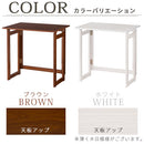 フォールディングテーブル 折りたたみデスク パソコンデスク 机 木製 おしゃれ ワークデスク 学習机 勉強机 pc 幅70 奥行45 作業台 北欧 コンパクト シンプル ぼん家具