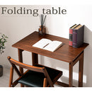 フォールディングテーブル 折りたたみデスク パソコンデスク 机 木製 おしゃれ ワークデスク 学習机 勉強机 pc 幅70 奥行45 作業台 北欧 コンパクト シンプル ぼん家具