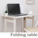 フォールディングテーブル 折りたたみデスク パソコンデスク 机 木製 おしゃれ ワークデスク 学習机 勉強机 pc 幅70 奥行45 作業台 北欧 コンパクト シンプル ぼん家具