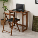 フォールディングテーブル＆チェア 折りたたみテーブル チェア セット 幅70 奥行45 デスクチェアセット パソコンデスク 折りたたみ ハイタイプ 椅子 木製 作業部屋 ぼん家具