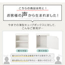 キューブボックス収納〔幅35cm・薄型〕 カラーボックス キューブボックス 収納ボックス 棚 2段 収納棚 扉付き 薄型 スリム 木製 おしゃれ 北欧 棚付き 収納 正方形 35cm 積み重ね ミニ ぼん家具