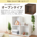 キューブボックス収納〔幅40cm〕 キューブボックス 収納ボックス カラーボックス 収納 木製 扉 スリム おしゃれ 本棚 ラック 収納棚 2段 積み重ね 本 cd dvd レコード 書類 ぼん家具