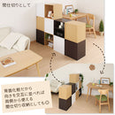 キューブボックス収納〔幅40cm〕 キューブボックス 収納ボックス カラーボックス 収納 木製 扉 スリム おしゃれ 本棚 ラック 収納棚 2段 積み重ね 本 cd dvd レコード 書類 ぼん家具