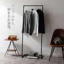 ハンガーラック ハンガーラック L型 スチール製 洋服 衣類 収納 シンプル スリム コート 軽量 玄関 寝室 ぼん家具