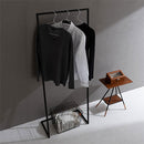 ハンガーラック ハンガーラック L型 スチール製 洋服 衣類 収納 シンプル スリム コート 軽量 玄関 寝室 ぼん家具