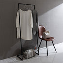 ハンガーラック ハンガーラック L型 スチール製 洋服 衣類 収納 シンプル スリム コート 軽量 玄関 寝室 ぼん家具