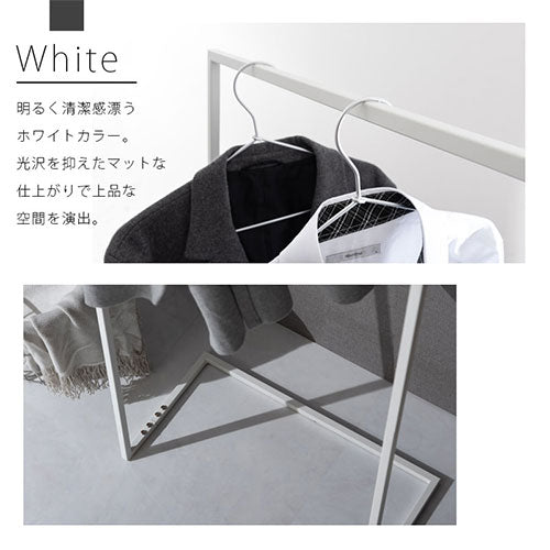 ぼん家具 ハンガーラック おしゃれ 収納家具 衣類収納 LET300246