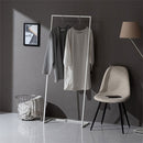 ハンガーラック ハンガーラック L型 スチール製 洋服 衣類 収納 シンプル スリム コート 軽量 玄関 寝室 ぼん家具