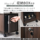 マルチタワーラック〔鍵付タイプ〕 本棚 回転 タワー ラック 扉付き 可動棚 鍵付き キャスター コミック ㏅ 大容量 縦収納 ぼん家具