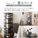 マルチタワーラック〔オープンタイプ〕 本棚 回転 タワー ラック 9段 可動棚 キャスター コミック 漫画 ㏅ 大容量 ディスプレイ ぼん家具