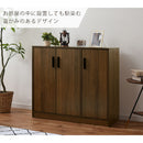 シューズボックス 3扉 奥深タイプ 幅90×奥行35cm シューズボックス おしゃれ 大容量 靴箱 屋外 玄関 下駄箱 大容量 幅90cm シューズロッカー 収納 奥深型 玄関収納 木製 扉付 マルチラック キャビネット 3扉 ぼん家具