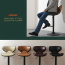 カウンターチェア カウンターチェア ハイチェア バーチェア おしゃれ カウンター椅子 丸椅子 昇降式 回転 レザー 北欧 ウレタン スチール ぼん家具