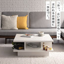 センターテーブル〔75×75cm〕 収納付き センターテーブル 収納 幅75 木製 ローテーブル 正方形 リビングテーブル 棚付き テーブル 棚 高級感 座卓 大きめ 食事 机 新生活 北欧 おしゃれ ぼん家具