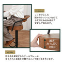 バーチェア カウンターチェア おしゃれ 昇降式 バーチェア 背もたれ 回転 丸椅子 ハイチェア カウンター 椅子 キッチンチェア 高さ調節 フットレスト 足置き ぼん家具