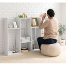 ディスプレイシェルフ〔4段ワイド〕 ディスプレイラック S型 4段 オープンラック シェルフ 収納棚 本棚 ディスプレイ A4 ぼん家具