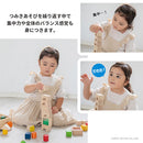 デザインつみき 積木 つみき 木のおもちゃ 木製おもちゃ オモチャ 1.5歳 1歳半 2歳 3歳 4歳 5歳 6歳 タイヤ付き木箱 収納 音が鳴る 男の子 女の子 ジェニ