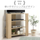 [ 幅80cm ] コンパクトテレビ台 テレビ台 テレビボード ローボード 幅80 コーナーテレビ台 おしゃれ 32型 24型 リビングボード ラック 収納 木製 壁寄せ ハイタイプ 角置き ぼん家具