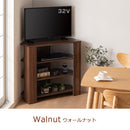 [ 幅80cm ] コンパクトテレビ台 テレビ台 テレビボード ローボード 幅80 コーナーテレビ台 おしゃれ 32型 24型 リビングボード ラック 収納 木製 壁寄せ ハイタイプ 角置き ぼん家具