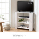 [ 幅80cm ] コンパクトテレビ台 テレビ台 テレビボード ローボード 幅80 コーナーテレビ台 おしゃれ 32型 24型 リビングボード ラック 収納 木製 壁寄せ ハイタイプ 角置き ぼん家具