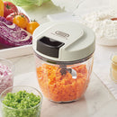 ハンディチョッパー フードチョッパー 手動 フードプロセッサー フードカッター 簡単 チョッパー みじん切り きざむ 引くだけ コンパクト Toffy トフィー ラドンナ Toffy