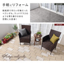 ジョイントタイル〔12枚セット〕 ジョイントマット おしゃれ 屋外 ジョイントタイル 庭 木目 タイル ベランダ diy  ジョイントパネル 石 陶器 ガーデニング 床材 バルコニー 工事不要  石畳 ぼん家具